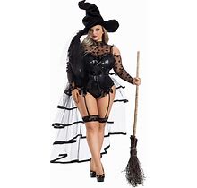 Plus Size Starstruck Witch Costume For Women | Adult | Womens | Black | 3X | Party King