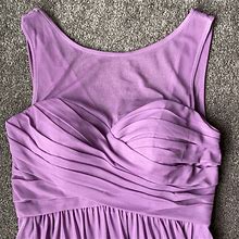 David's Bridal Dresses | Light Purple Chiffon Bridesmaid Dress | Color: Purple | Size: 8