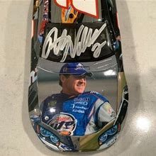 RUSTY WALLACE AUTOGRAPHED 2005 DODGE MILESTONES LAST CALL REVIEW DIECAST & CARD
