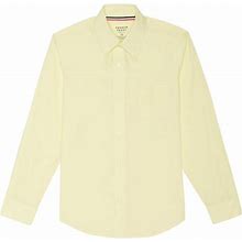 French Toast Boys' Expandable Collar Button Down Dress Shirt With Long Sleeves (Standard & Husky)