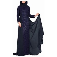 Fabiurt Ruched Bodycon Dress Europe America Middle Sequin Dress Femininity Sweet Slim Long Sleeve Dress Dress For Women,Blue