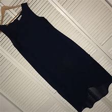 Danny & Nicole Dresses | Dress W/ Sheer Top | Color: Blue | Size: 16W