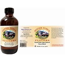Pound Cake Extract, Natural Flavor Blend - 2 Ounce Bottle
