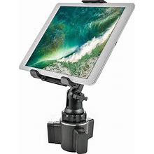 TECOTEC Cup Holder Tablet Mount, Adjustable 2 in 1 Car Phone & Tablet Cup Holder Phone Mount For All Cellphones & Tablets Up To 12.9"