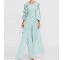 Jumpsuit / Pantsuit Mother Of The Bride Formal Wedding Guest Elegant