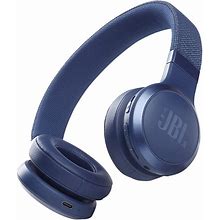 JBL Live 460NC - Wireless On-Ear Noise Cancelling Headphones With Long Battery Life And Voice Assistant Control - Blue (Renewed)