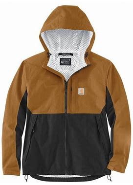 Carhartt Men's Storm Defender Relaxed Fit Lightweight Packable Jacket In Brown, 2X