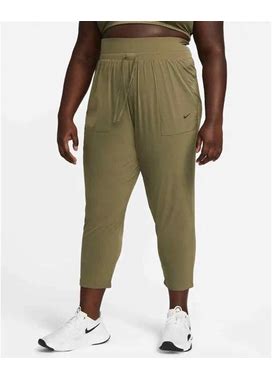 Nike Pants & Jumpsuits | Nike Women's Bliss Luxe 7/8 Training Yoga Pants Plus Size 1X Green (Dm3340-222) | Color: Green | Size: 1X