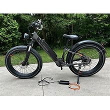 Rad Power Bike Radrover 6 Plus Electric Fat Tire Bike - Step-Thru / Charcoal