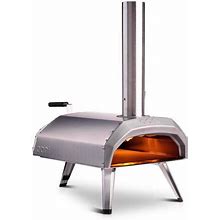 Ooni Karu 12 in. Charcoal/Wood Chunk Outdoor Pizza Oven Silver
