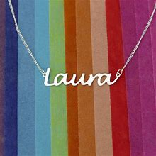 High Quality Dainty Sterling Silver Name Necklace Minimalist Custom Name Necklace Personalised Gift Personalised Name Chain