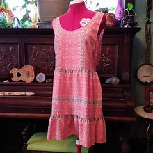 Cute Pink Dress. Semi Sheer. Babydoll Dress | Color: Black/Pink | Size: L
