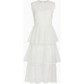 Jonathan Simkhai Women's White Benton Pleated Tulle Dress