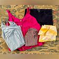 Forever 21 Dresses | Nwt Forever 21 Clothing Lot Of 5 Pc Trendy Plus Sz 1X Summer Dress Tank Shorts | Color: Blue/Pink | Size: 1X