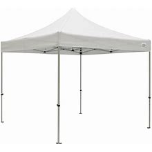 Caravan Canopy 21003306011 Displayshade 10' X 10' White Light-Duty Commercial Grade Instant Canopy Deluxe Kit