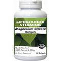 Magnesium Citrate Softgels 400 Mg- 90 Softgels
