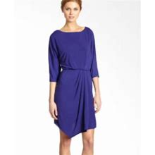 Trina Turk Dresses | Trina Turk Purple Long Sleeve Midi Dress 12 | Color: Purple | Size: 12