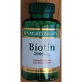 Natures Bounty Super Potency Biotin 5000 Mcg, 150 Soft Gels