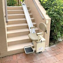 Harmar 350 Lb. Outdoor Stairlift - Summit SL350OD Weatherproof Mobility Lift With Installation Service
