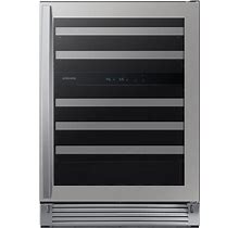 Samsung RW51TS338S 24 Inch Wide 51 Bottle Capacity Free Standing Wine Cooler