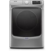 Maytag MED8630HC 7.3 Cu. Ft. Stackable Electric Vented Dryer In Metallic Slate - Metallic Slate - Stainless Steel - Washers & Dryers - Dryers -
