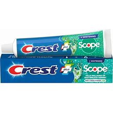 Crest + Scope Complete Whitening Toothpaste, Minty Fresh, 5.4 Oz