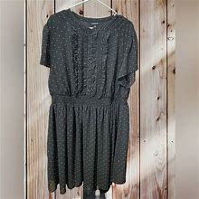Torrid Dresses | Torrid Size 3 Fully Lined Short-Sleeved Above-The-Knee Dress. | Color: Black | Size: 3X