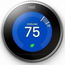 Google Nest Learning Smart Thermostat 3rd Generation Stainless Steel - Stainless Steel
