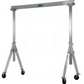 Vestil™ Adjustable Height Aluminum Gantry Crane, 2000 Lb. Capacity, 10'W X 8-11/16'H