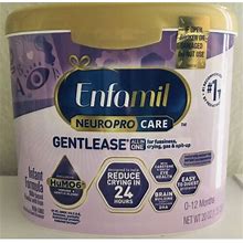 Enfamil Neuropro Gentlease Powder Infant Formula 20Oz