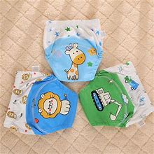 Adorable Cartoon Printed Little Dingo Cloth Diapers - 6 Layers, Washable, Reusable, And Breathable For Toddler Training And Baby Use - HKD230701
