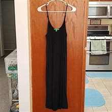 Dip Dresses | Mid Length Sun Dress | Color: Black | Size: L