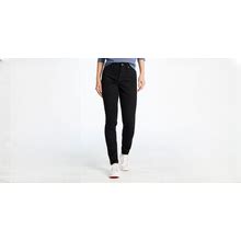 L.L.Bean | Women's True Shape Jeans, High-Rise Skinny-Leg Black 4 Medium Tall, Denim