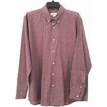 Sun River Clothing Co. Mens Dress Shirt / Large Button Down Collar