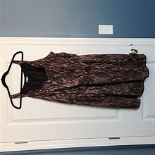 Maurices Dresses | Maurices Snakeskin Dress | Color: Black/Brown | Size: 2X
