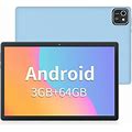 Android 11 Tablet 10Inch , Large Storage 64Gb Tablets Dual Stereo Speaker