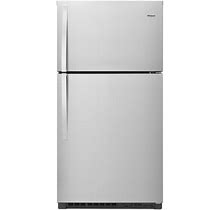 Whirlpool 21.3-Cu Ft Top-Freezer Refrigerator (Fingerprint Resistant Stainless Steel) ENERGY STAR | WRT541SZDZ