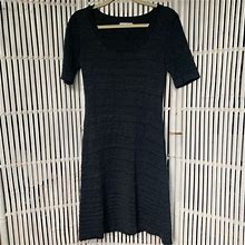 Calvin Klein Dresses | Calvin Klein Gray Knit Sweater Dress | Color: Gray | Size: Xs
