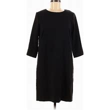 Gap Casual Dress - Shift: Black Solid Dresses - Women's Size 6