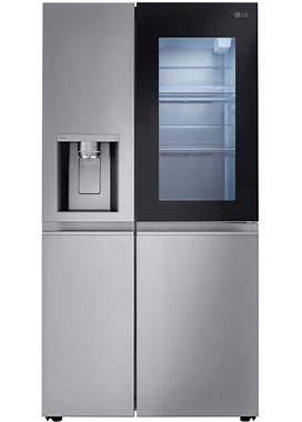 27 Cu. Ft. Side By Side Smart Refrigerator W/ Instaview And Craft Ice In Printproof Stainless Steel