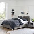 Baldwin Storage Bed, Queen, Heathered Chenille Charcoal