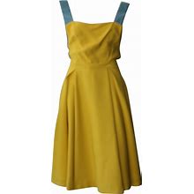 Prada Special Yellow And Blue Edition Dress