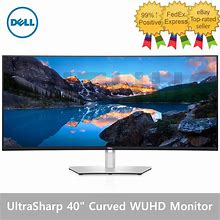 Dell Ultrasharp U4021qw 40" Curved Wuhd Monitor 5120X2160 Ips Led -