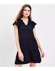 Image result for Old Navy Flutter-Sleeve Printed Tiered Smocked Midi Swing Dress For Women