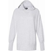 Mv Sport Women's French Terry Hooded Sweatshirt, Size: Medium, Grey