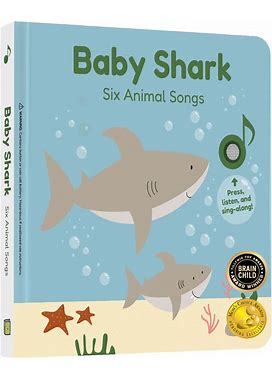 Baby Shark Nursery Rhymes Book For Infants And Babies | Animal Sound Book | Animal Books For Toddlers 1-3 | Musical Books For Toddlers | Book For
