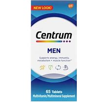 Centrum Multivitamin For Men Multivitamin/Multimineral Supplement 65 Tablets