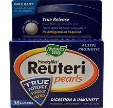 Nature's Way Primadophilus Reuteri Pearls Probiotic - Supports Digestion & Immunity 30 Softgels
