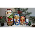 Matryoshka Santa Claus, Doll 5 New Year