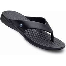Joybees Classic Women's Flip Flop Sandals, Size: M9W11, Black